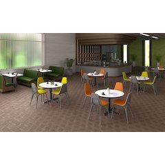 Markerboard-Dry Erase Table Height Café and Breakroom Table 60x60