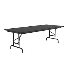 Adjustable Height High Pressure Top Folding Table 30x96"