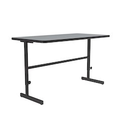 Commercial Laminate Top Adjustable Standing  Height Work Station 30x60"