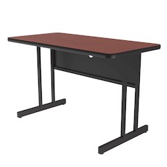 Desk Height  Deluxe HIgh-Pressure Top Computer/Student Desks  24x48"