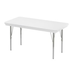 Commercial Blow-Molded Plastic Top Activity Tables 24x48"