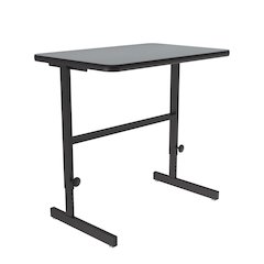 High-Pressure Laminate Top Adjustable Standing  Height Work Station 24x36