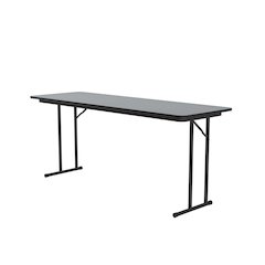 Deluxe High-Pressure Folding Seminar Table with Off-Set Leg 24x72"