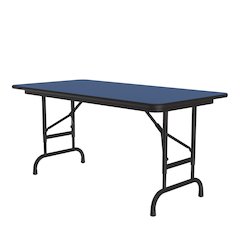 Adjustable Height High Pressure Top Folding Table 24x48"
