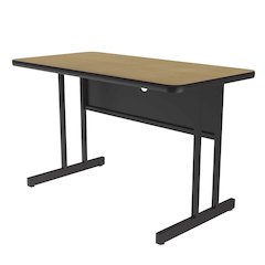 Desk Height  Deluxe HIgh-Pressure Top Computer/Student Desks  24x36"