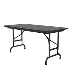 Adjustable Height High Pressure Top Folding Table 24x48"