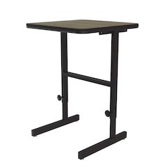 High-Pressure Laminate Top Adjustable Standing  Height Work Station 20x24