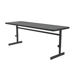 Adjustable Height Deluxe High-Pressure Top Computer/Student Desks  24x60"