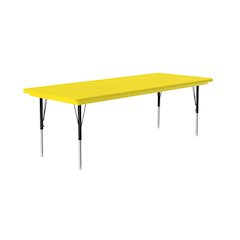 Commercial Blow-Molded Plastic Top Activity Tables 30x72"