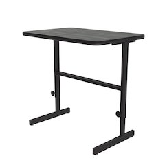 High-Pressure Laminate Top Adjustable Standing  Height Work Station 24x36