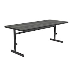 Adjustable Height Deluxe High-Pressure Top Computer/Student Desks  30x60"