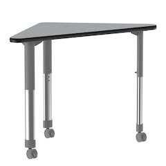 Deluxe High Pressure Collaborative Desk with Casters 41x23"