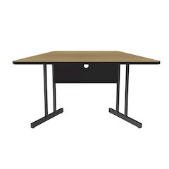Desk Height Deluxe HIgh-Pressure Top Trapezoid Computer/Student Desks 30x60"