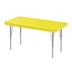 Commercial Blow-Molded Plastic Top Activity Tables 24x48"
