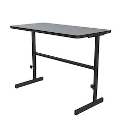 High-Pressure Laminate Top Adjustable Standing  Height Work Station 24x48