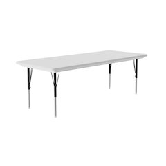 Commercial Blow-Molded Plastic Top Activity Tables 30x60"