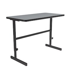 Commercial Laminate Top Adjustable Standing  Height Work Station 24x48"