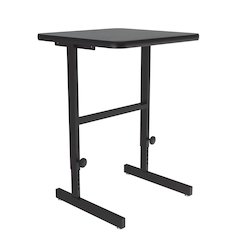 High-Pressure Laminate Top Adjustable Standing  Height Work Station 20x24