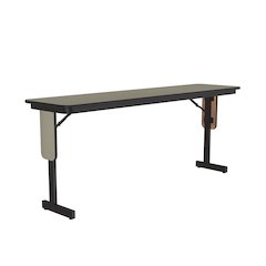 Deluxe High-Pressure Folding Seminar Table with Panel Leg 18x60"