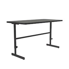 High-Pressure Laminate Top Adjustable Standing  Height Work Station 30x60