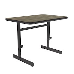 Adjustable Height Deluxe High-Pressure Top Computer/Student Desks  24x48"