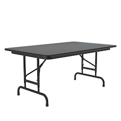 Adjustable Height High Pressure Top Folding Table 30x48"
