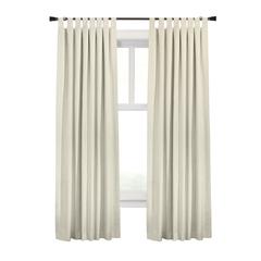 Ventura Blackout Tab Top Curtain Panel Pair each 52 x 84 in Natural