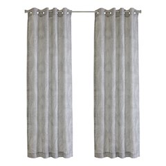 Eleanor Light Filtering Grommet Curtain Panel 52 x 63 in Grey