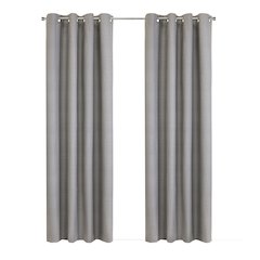 Mason Texture Printed Blackout Grommet Curtain Panel 52 x 63 in Silver