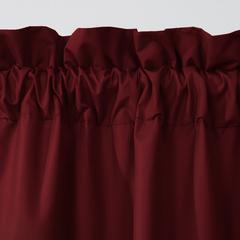 Prescott Room Darkening Rod Pocket Five in One Curtain Set 80 x 63 in Burgundy
