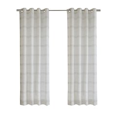 Jasper Sheer Grommet Curtain Panel 52 x 108 in White