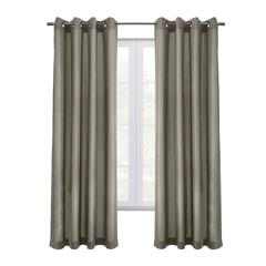 Edison Blackout Grommet Curtain Panel 52 x 108 in Light Grey