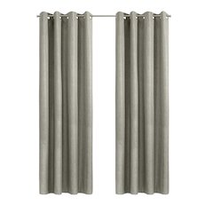 Denver 100% Blackout Grommet Curtain Panel 52 x 108 in Taupe Grey