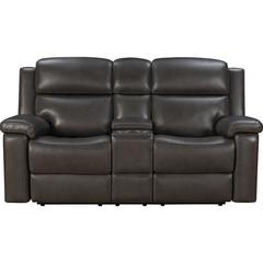 Power Reclining Console Loveseat, Power Head Rests, Power Lumbar, Heat & Massage