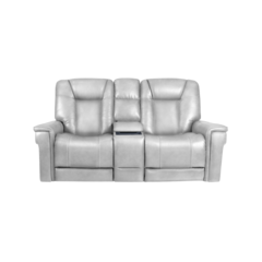 Loveseat w/Power Recline, Power Head Rests, Power Lumbar & Wireless Charger