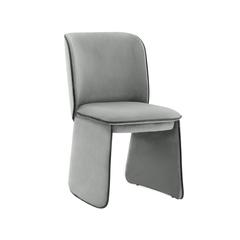 Kinsley Grey Velvet Dining Chair