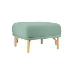 Desiree Ocean Blue Velvet Ottoman