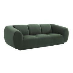 Emmet Forest Green Velvet Sofa