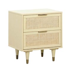 Buttermilk Nightstand with Classic Design and Solid Construction