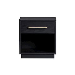 Marlow Black Wood Nightstand