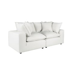 Cali Pearl Performance Fabric Modular Loveseat