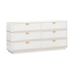 Julieta Cream 6 Drawer Dresser