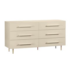 Trident Taupe 6 Drawer Dresser