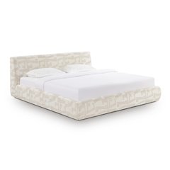 Isla Cream Jacquard Pattern King Bed