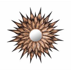 Sunflower Antique Wall Mirror