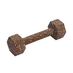 Gabby Speckled Brick Red Decorative Dumbbell