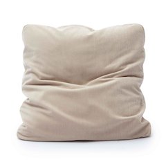 Tipsy Taupe Upcycle Chenille 24 x 24 inch Square Floppy Pillow