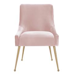 Beatrix Blush Velvet Side Chair