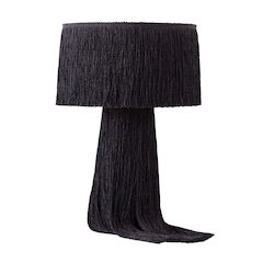 Atolla Black Tassel Table Lamp