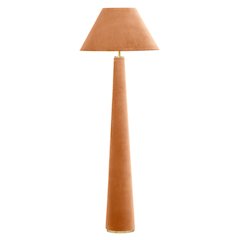 Graham Terracotta Velvet Floor Lamp